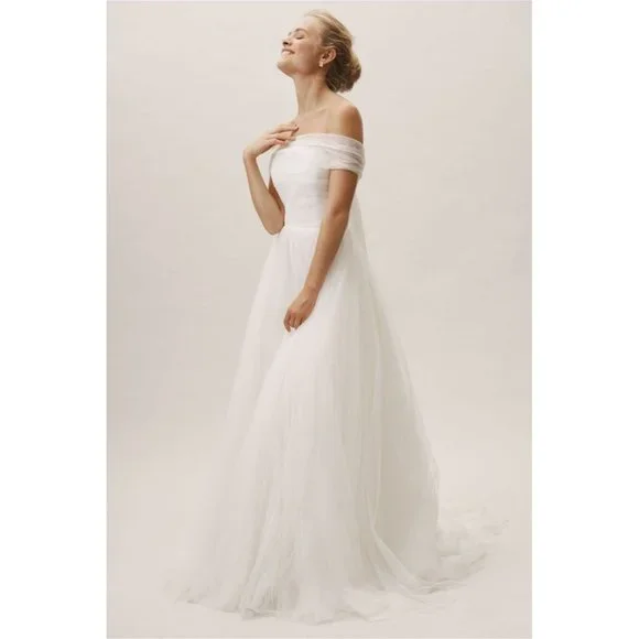 BHLDN Jenny Yoo Jillian Wedding Gown Size 14 NEW